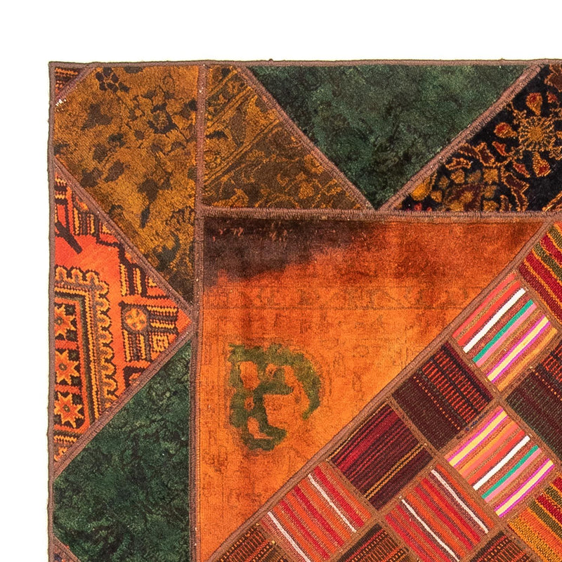 Patchwork Teppich 164x225cm - Orientteppich - mehrfarbig