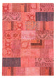 Patchwork Teppich 166x237cm - Orientteppich - mehrfarbig