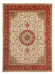 Täbriz - 50 Raj Teppich 300x406cm - Perserteppich - rot