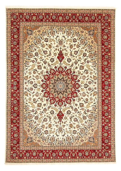Täbriz - 50 Raj Teppich 251x350cm - Perserteppich - beige