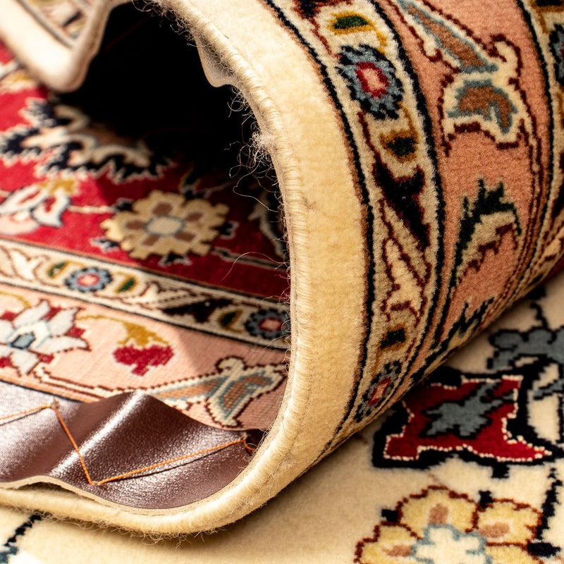 Täbriz - 50 Raj Teppich 251x350cm - Perserteppich - beige
