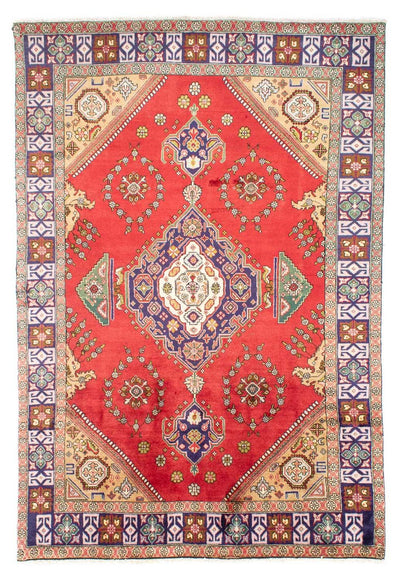 Täbriz Teppich 198x295cm - Perserteppich - rot