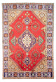 Täbriz Teppich 198x295cm - Perserteppich - rot