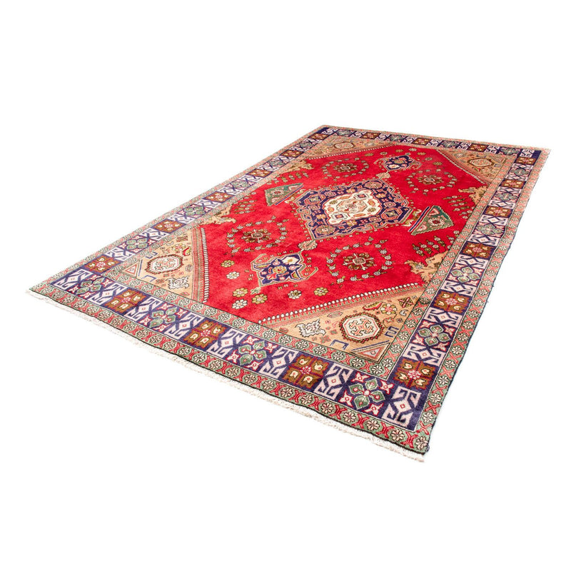 Täbriz Teppich 198x295cm - Perserteppich - rot
