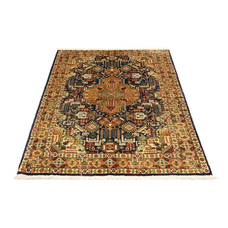 Täbriz - 40 Raj Teppich 101x150cm - Perserteppich - dunkelblau
