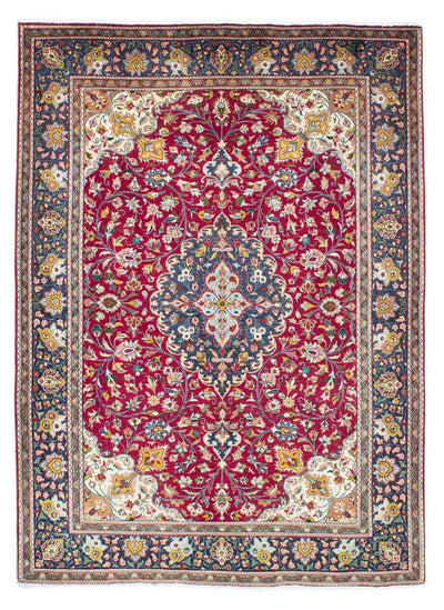 Täbriz Teppich 145x196cm - Perserteppich - rot