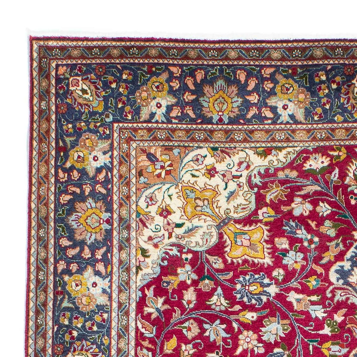 Täbriz Teppich 145x196cm - Perserteppich - rot