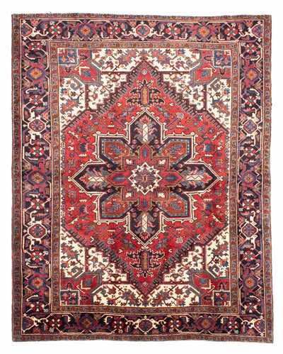 Heriz Teppich 203x262cm - Perserteppich - rot