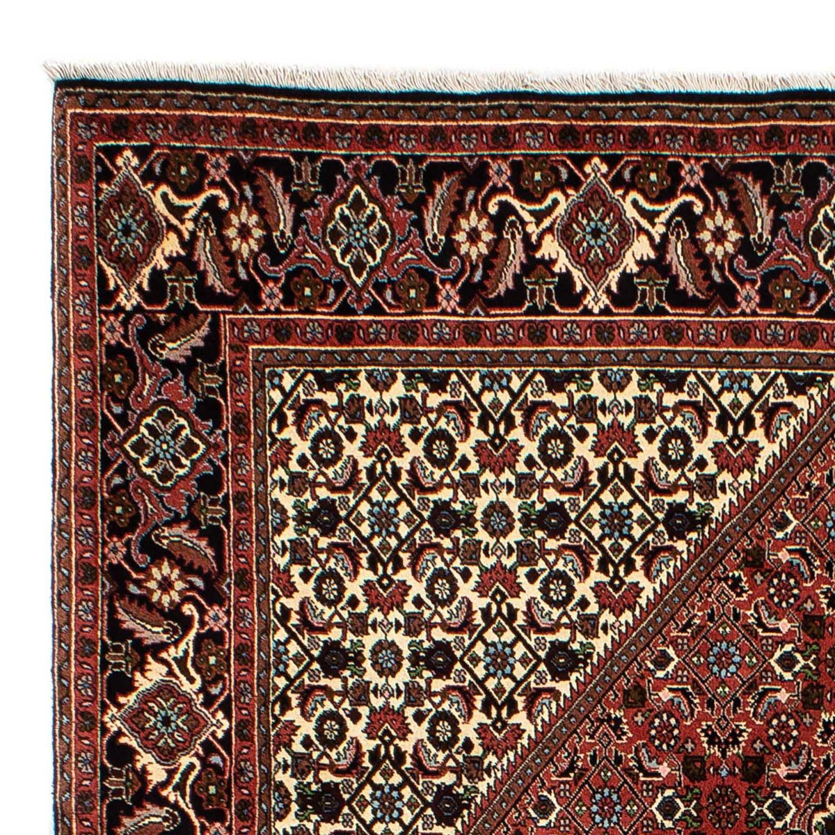 Bidjar Teppich 171x244cm - Perserteppich - dunkelrot
