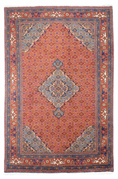 Ardebil Teppich 205x298cm - Perserteppich - hellrot