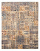 Patchwork Teppich 240x303cm - Orientteppich - mehrfarbig