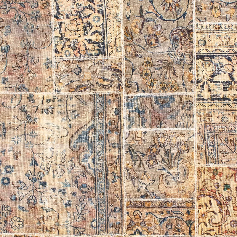 Patchwork Teppich 240x303cm - Orientteppich - mehrfarbig