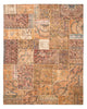 Patchwork Teppich 241x301cm - Orientteppich - mehrfarbig