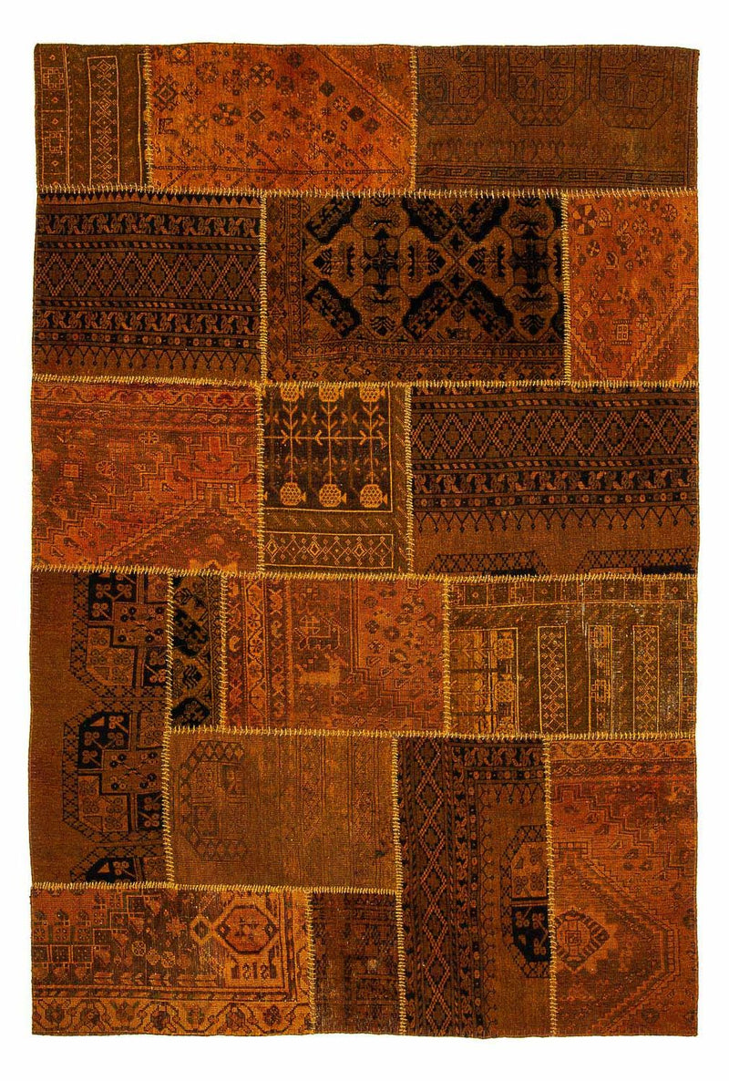 Patchwork Teppich 200x289cm - Orientteppich - mehrfarbig