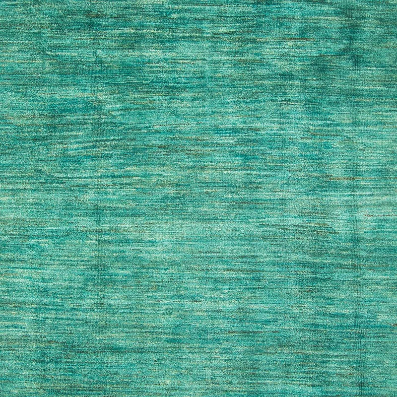 Gabbeh Teppich Indus 237x303cm - Wollteppich - türkis
