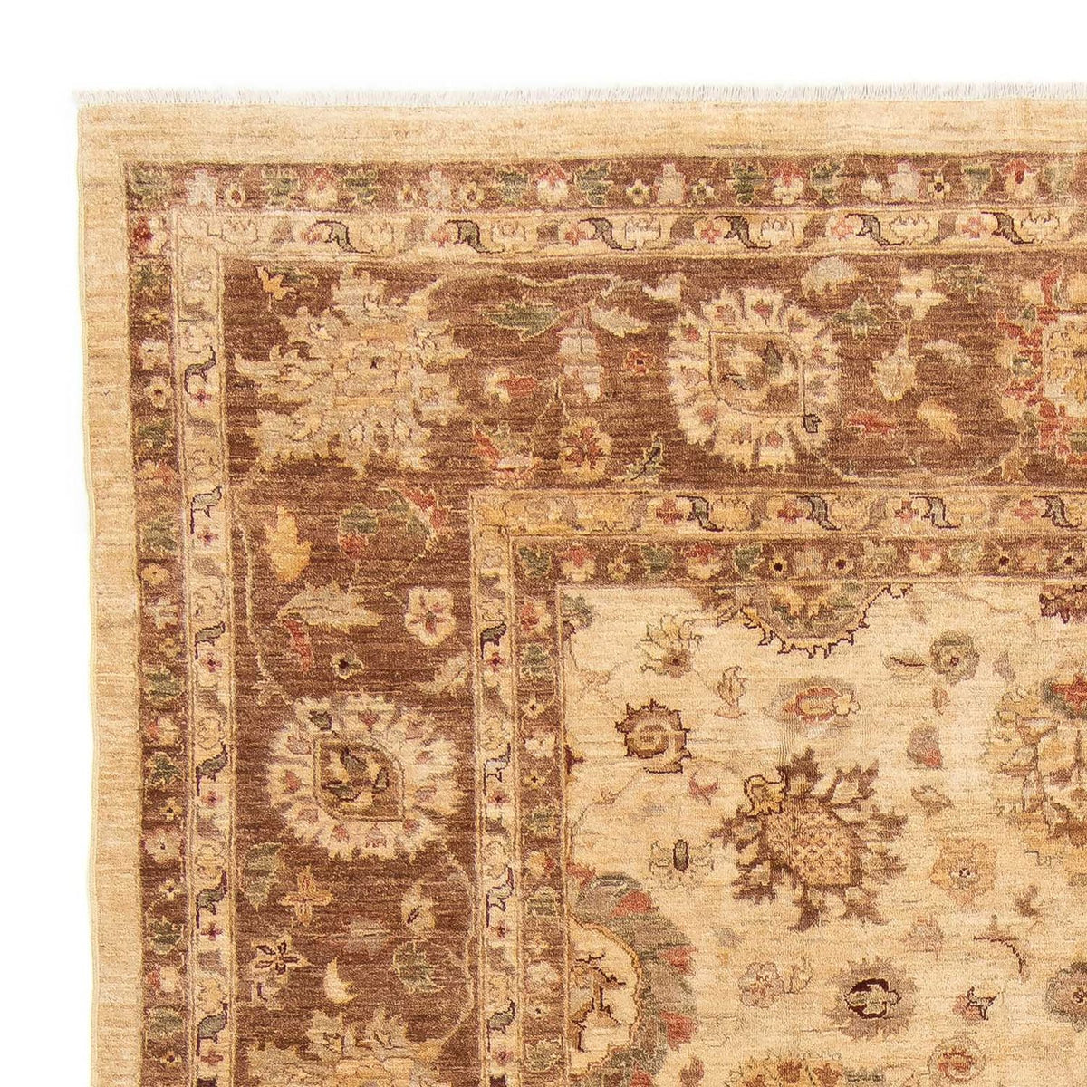 Ziegler Teppich 240x281cm - Orientteppich - hellbraun