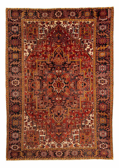 Heriz Teppich 291x395cm - Perserteppich - dunkelrot