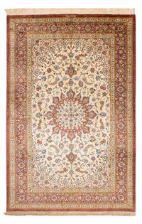 Ghom - Seide Teppich 128x200cm - Orientteppich - beige – product image
