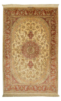 Ghom - Seide Teppich 130x210cm - Orientteppich - beige – product image
