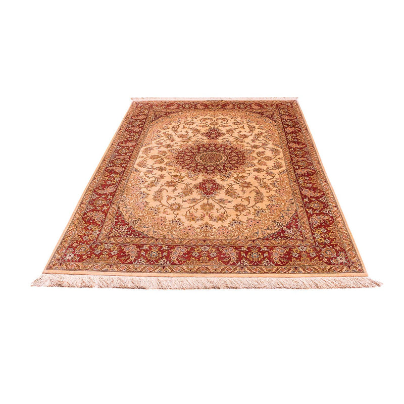 Ghom - Seide Teppich 130x210cm - Orientteppich - beige