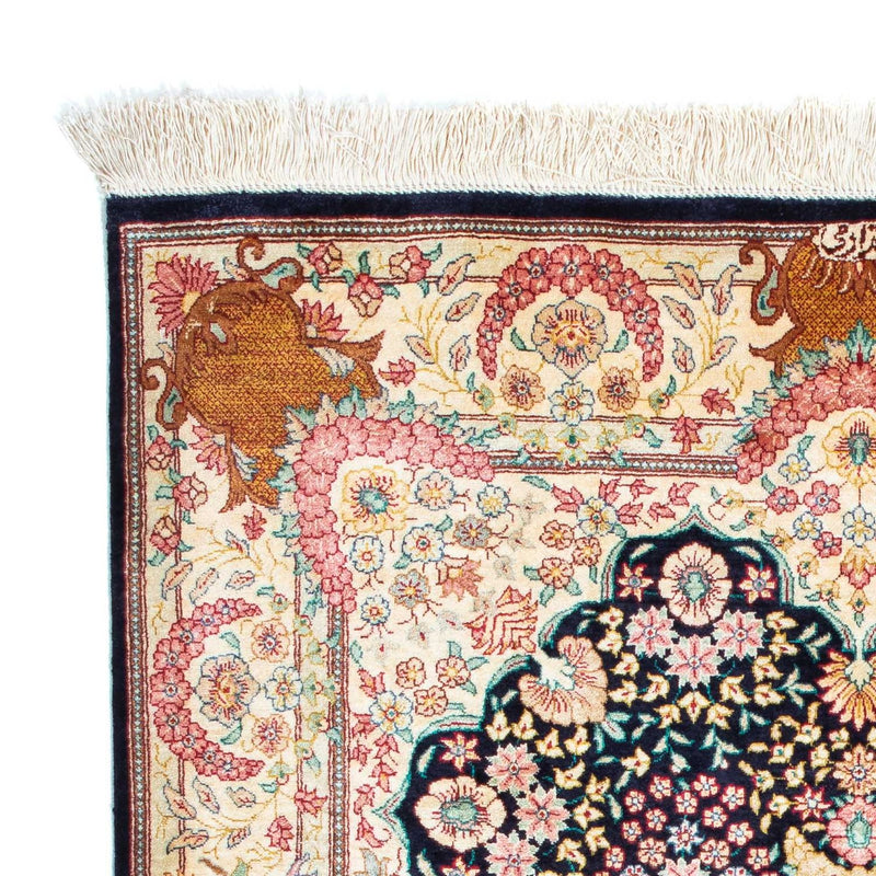Ghom Teppich 81x130cm - Perserteppich - beige