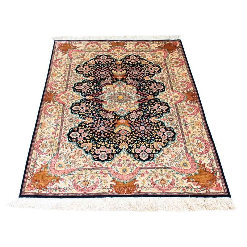 Ghom Teppich 81x130cm - Perserteppich - beige