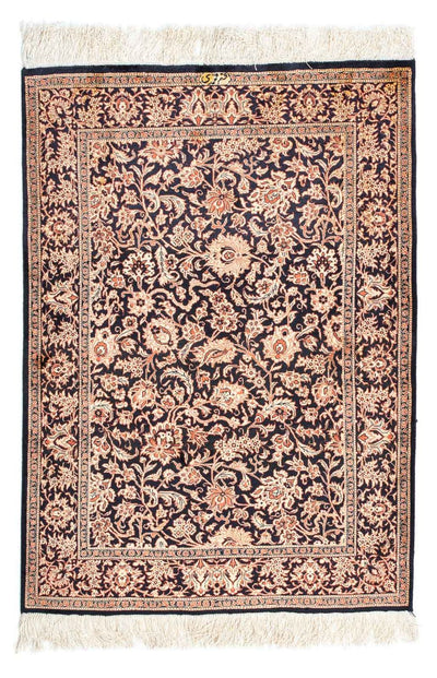 Ghom Teppich 80x112cm - Perserteppich - dunkelblau
