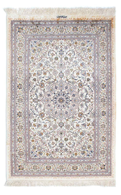 Ghom Teppich 97x147cm - Perserteppich - beige