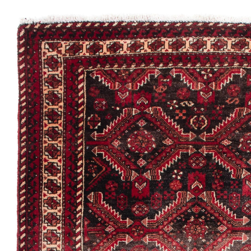 Belutsch Teppich 99x195cm - Orientteppich - dunkelrot