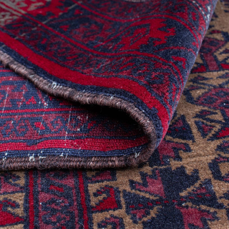Belutsch Teppich 92x125cm - Orientteppich - dunkelrot