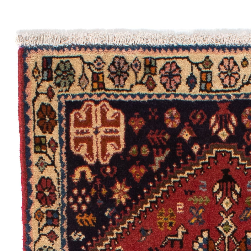 Abadeh Teppich 72x151cm - Perserteppich - dunkelrot