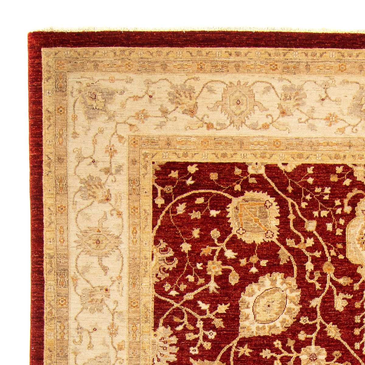 Ziegler Teppich 248x343cm - Orientteppich - dunkelrot