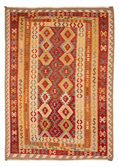 Kelim Maimene Teppich 198x288cm - mehrfarbig