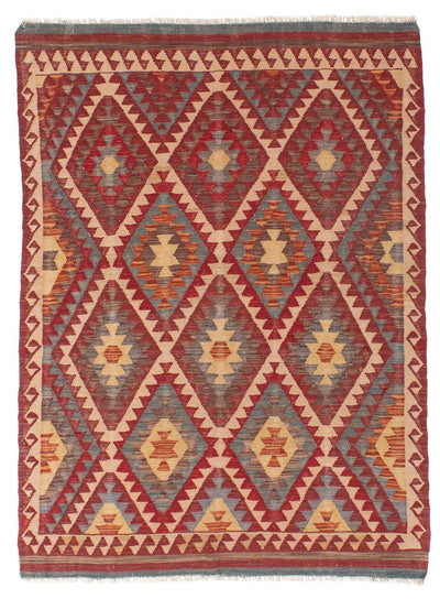 Kelim Fars Teppich 136x192cm - mehrfarbig