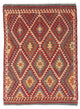Kelim Fars Teppich 136x192cm - mehrfarbig