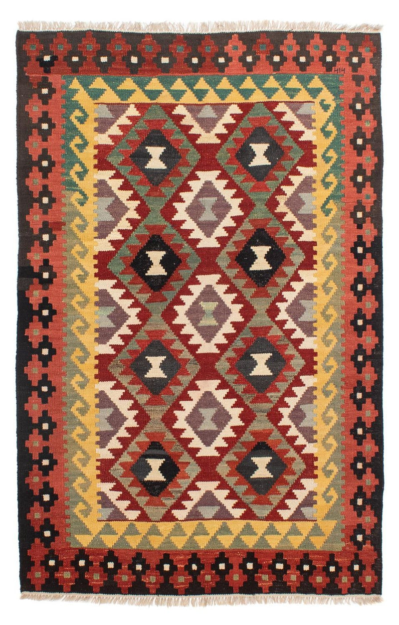 Kelim Maimene Teppich 126x194cm - mehrfarbig
