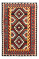 Kelim Maimene Teppich 137x260cm - mehrfarbig