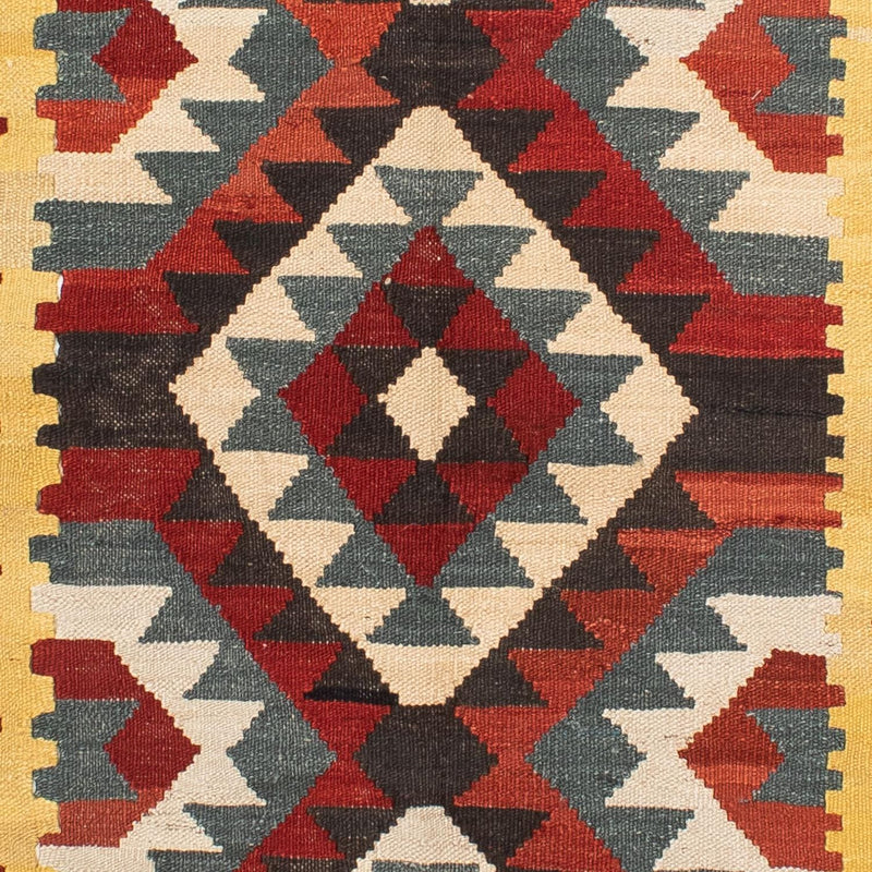 Kelim Maimene Teppich 137x260cm - mehrfarbig