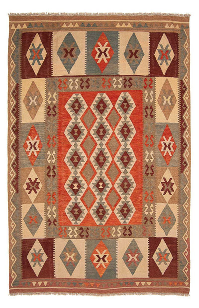 Kelim Maimene Teppich 204x300cm - mehrfarbig