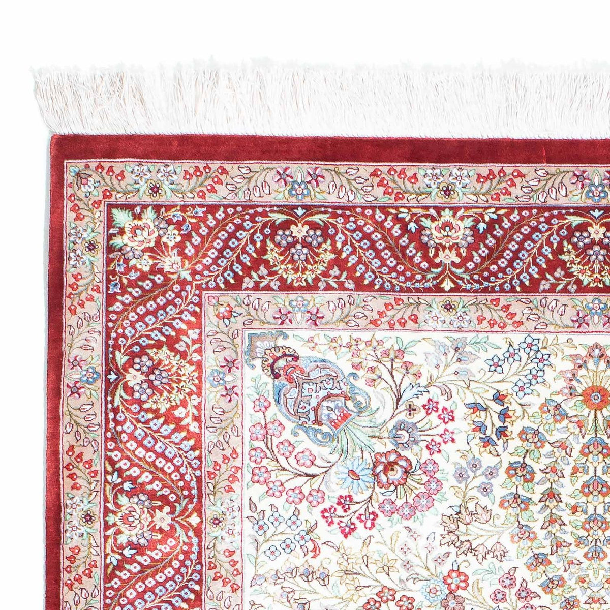 Ghom Teppich 103x158cm - Perserteppich - beige