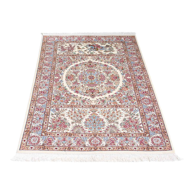Ghom Teppich 100x157cm - Perserteppich - beige