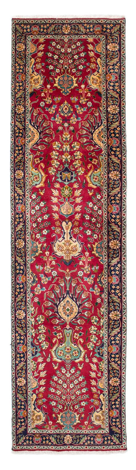 Täbriz Teppich 105x400cm - Perserteppich - rot