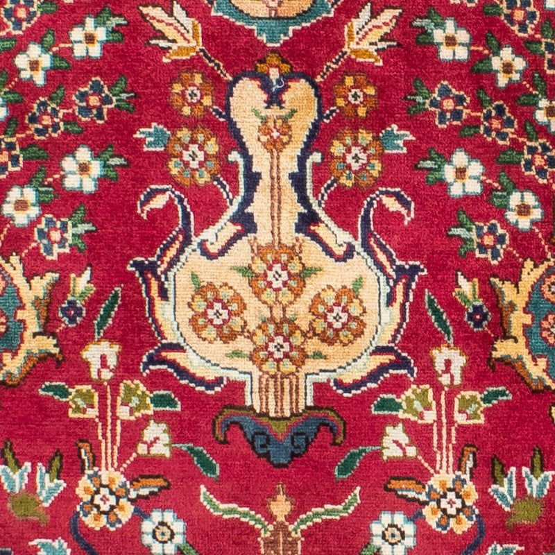 Täbriz Teppich 105x400cm - Perserteppich - rot