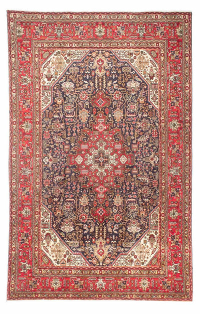Täbriz Teppich 195x300cm - Perserteppich - rot