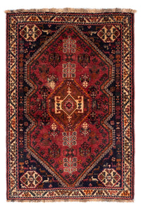 Shiraz Teppich 103x155cm - Perserteppich - dunkelrot – product image