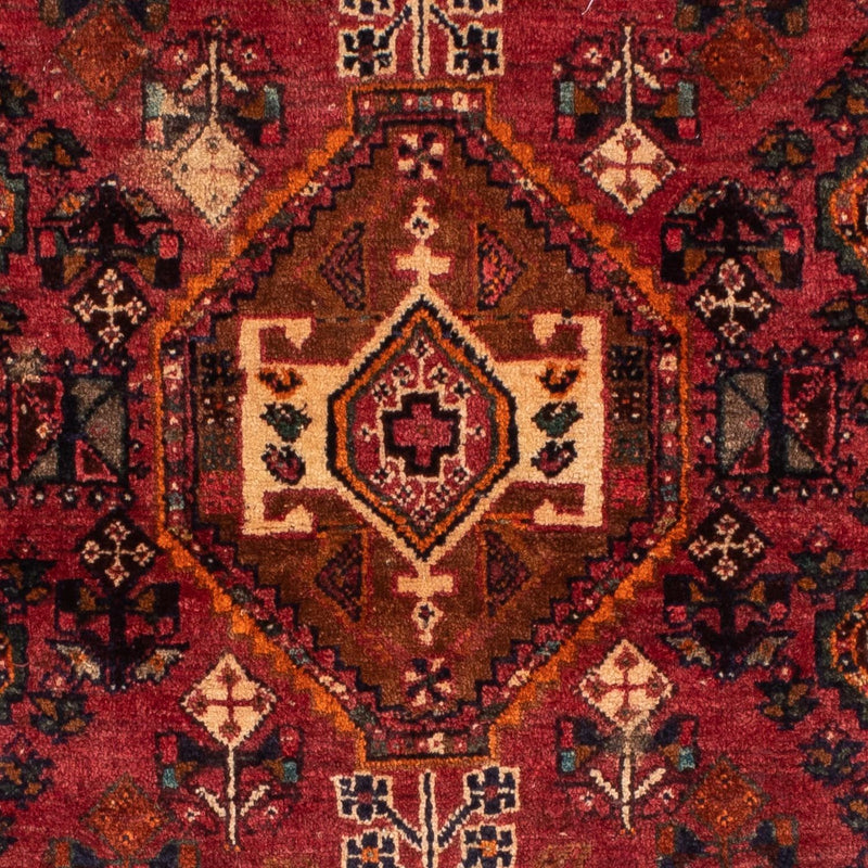 Shiraz Teppich 103x155cm - Perserteppich - dunkelrot