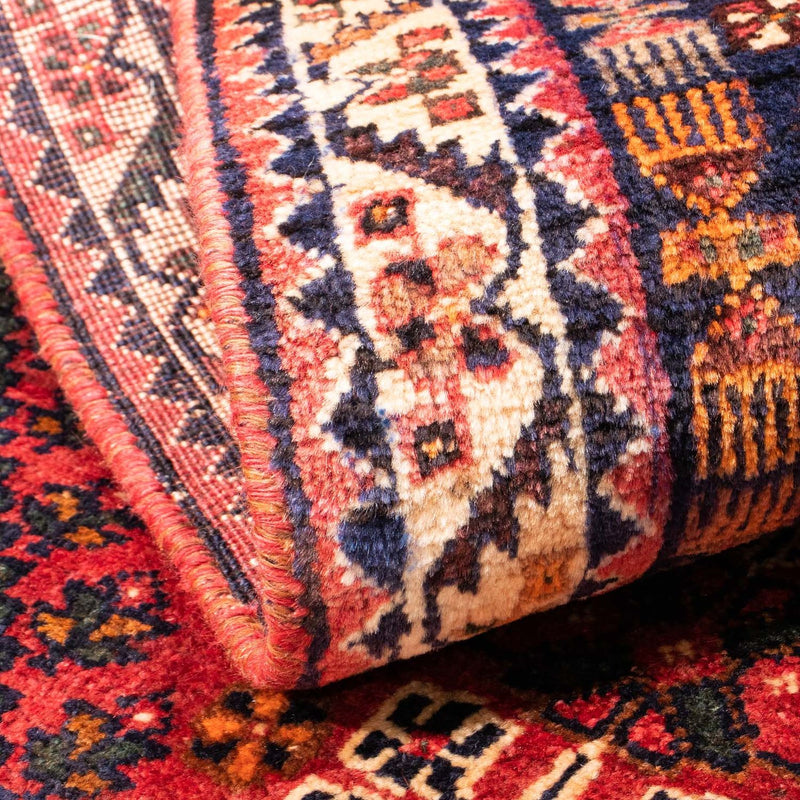 Shiraz Teppich 103x155cm - Perserteppich - dunkelrot