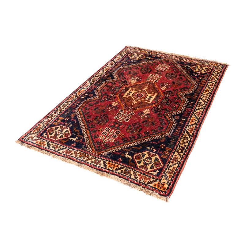 Shiraz Teppich 103x155cm - Perserteppich - dunkelrot