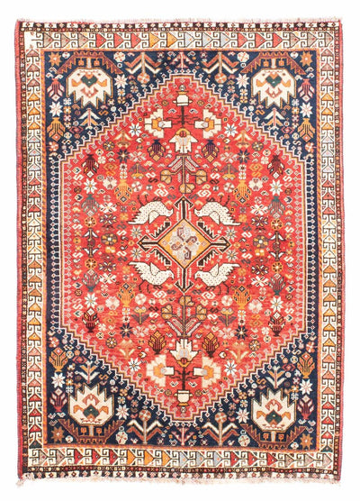 Shiraz Teppich 110x154cm - Perserteppich - rot