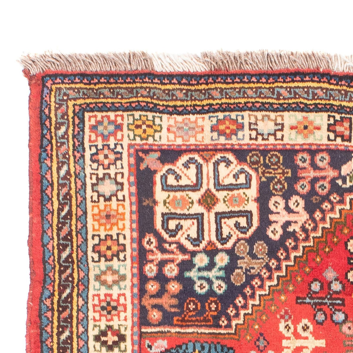Shiraz Teppich 110x175cm - Perserteppich - dunkelrot